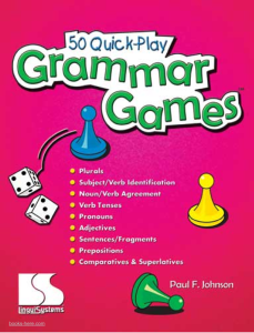 50-Quick-Play-Grammar-Games-Grades-1-to-5-Book-