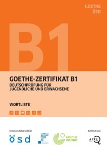 Goethe Zertifikat B1 Deutschprufung Fur Jugendliche Und Erwachsene