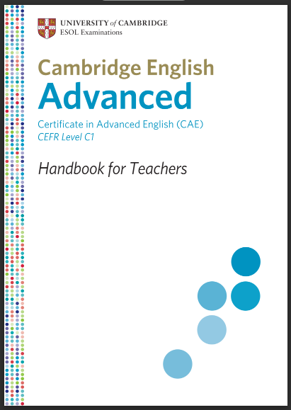 Advanced Handbook for Teachers - Cambridge English