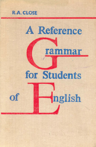 A Reference Grammar for Students of English
