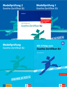 Probeauszug Modellprüfung 2 Goethe-Zertifikat B2 (2019)