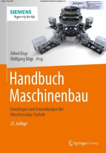 Handbuch Maschinenbau - Grundlagen und Anwendungen der Maschinenbau-Technik (23. Auflage)