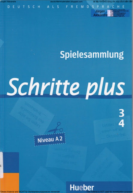 Schritte plus Spielesammlung 3 - 4 Niveau A2