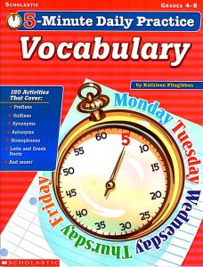 5 Minute Daily Practice Vocabulary