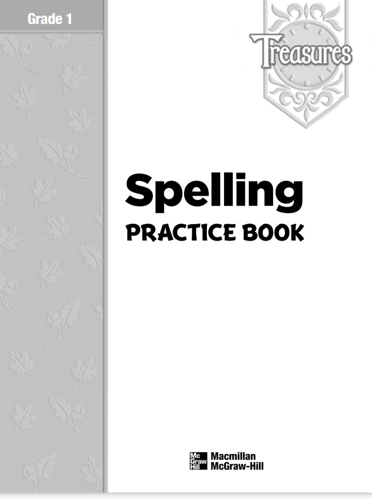 Grade 1 Spelling Practice Book