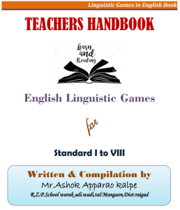 English Linguistics Games Teacher’s Handbook