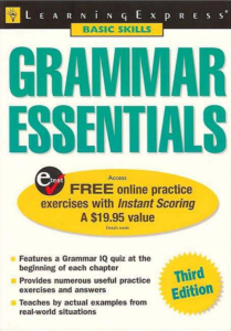 Basic Skills Grammar Essentials